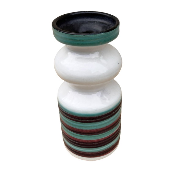 Image 1 of Colorful Ceramic Vase Strehla Keramik, Germany 1960S