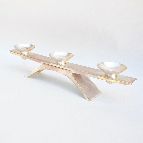 Image 1 of Vintage brass candlestick by K. Radtke for Wmf, Germany 1960