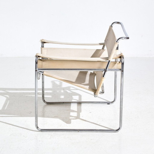 Pair of vintage armchairs model B3 by Marcel Breuer for Gavina, 1960s