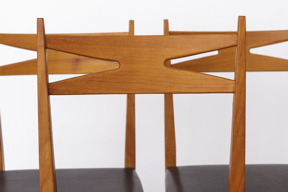 Image 1 of 3 sedie da pranzo vintage anni '70 - Design tedesco