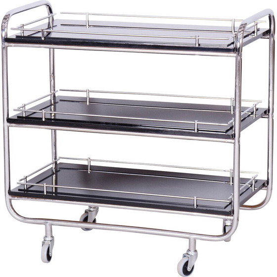 Image 1 of Vintage Bauhaus trolley from Kovona, Czechoslovakia 1930