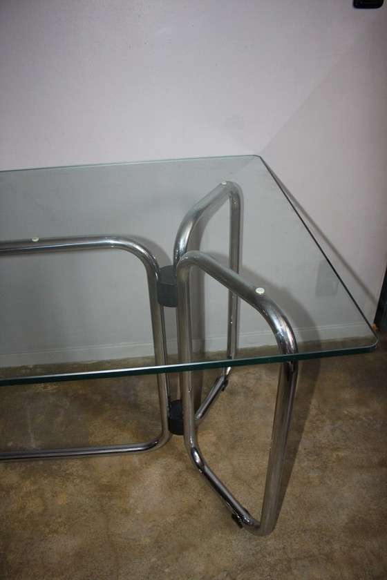 Image 1 of Table By Gastone Rinaldin Manufacturer Rima Italy Marked