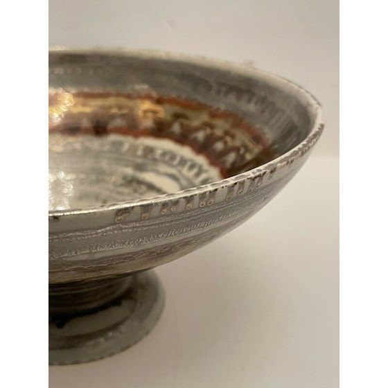Image 1 of Tazza vintage su tacco in ceramica di Lucien Brisdoux, 1950