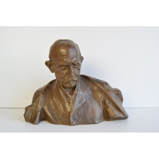 Image 1 of Vintage sculpture by Alois Jirásek for Karel Pokorný, Czechoslovakia 1950