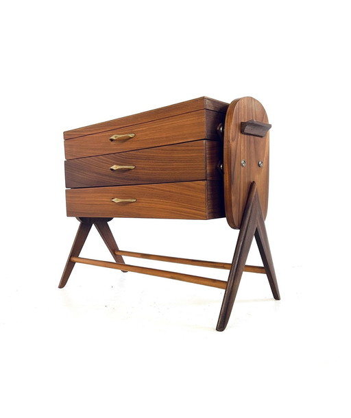 Vintage Danish Sewing Box '50