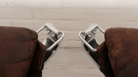 Image 1 of 2 X Vintage Armchair | Falcon | Sigurd Ressell | Leather
