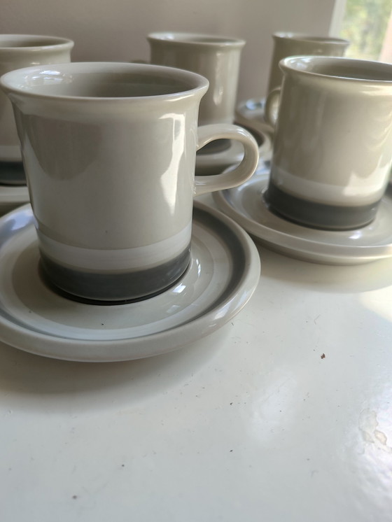 Image 1 of Arabia Salla 6 plates and cup and acotel