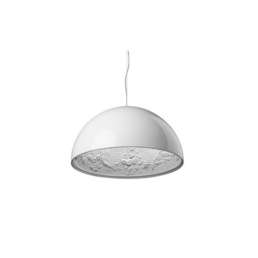 2 Pendant Lamps Flos Skygarden 90 Color White