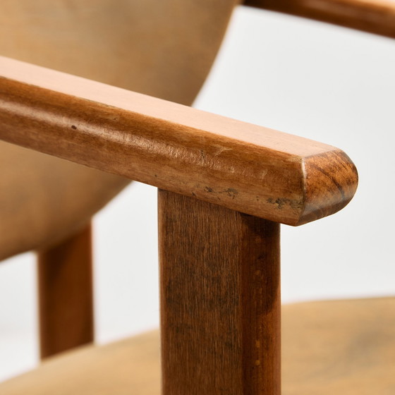 Image 1 of Mk10165 Beech Armchair