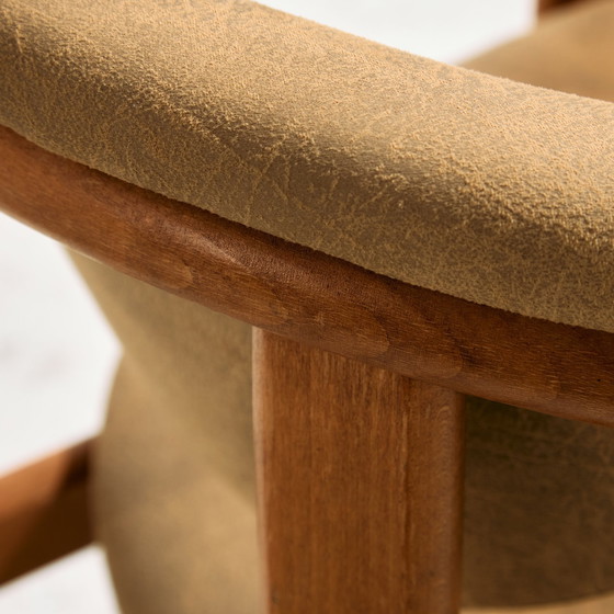 Image 1 of Mk10165 Beech Armchair