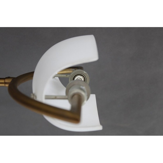 Image 1 of Vintage Italian halogen brass floor lamp, 1980