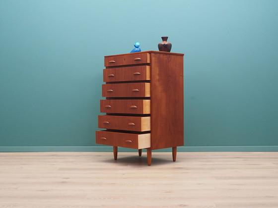 Image 1 of Teak Chest Of Drawers, Danish Design, 1970S, Production: Denmark