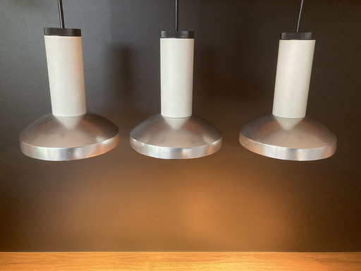 3X Philips Vintage Pendant Lights