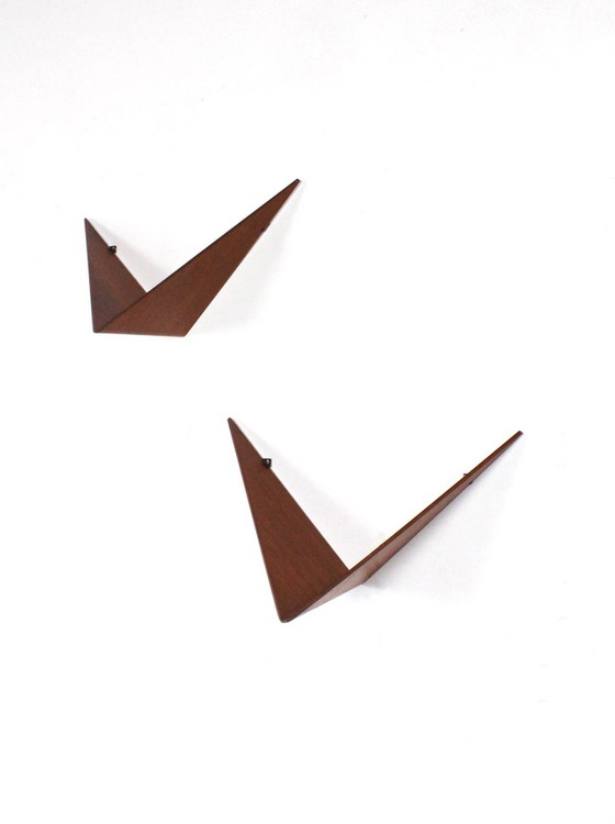 Image 1 of Butterfly shelves by Poul Cadovius for Cado, Denmark 60's