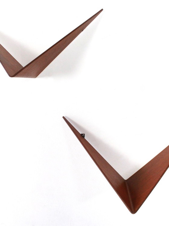 Image 1 of Butterfly shelves by Poul Cadovius for Cado, Denmark 60's