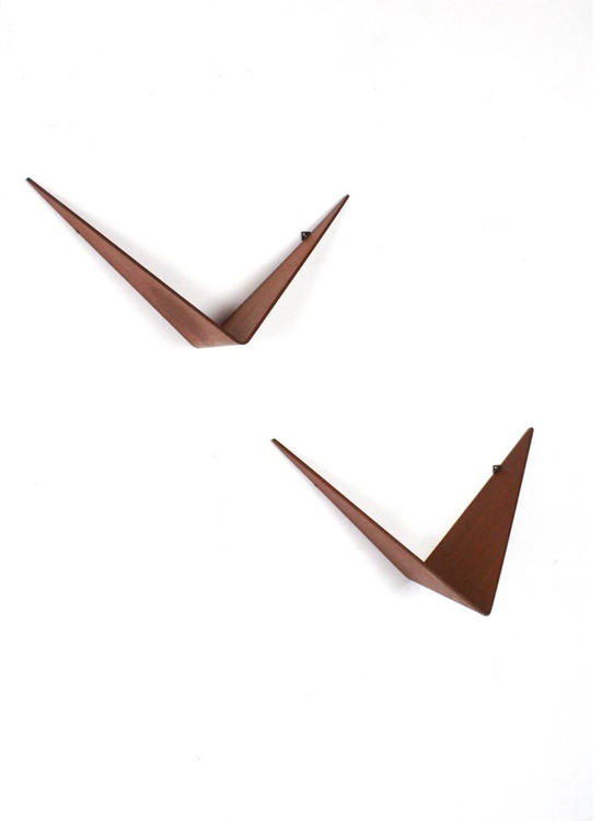 Image 1 of Butterfly shelves by Poul Cadovius for Cado, Denmark 60's