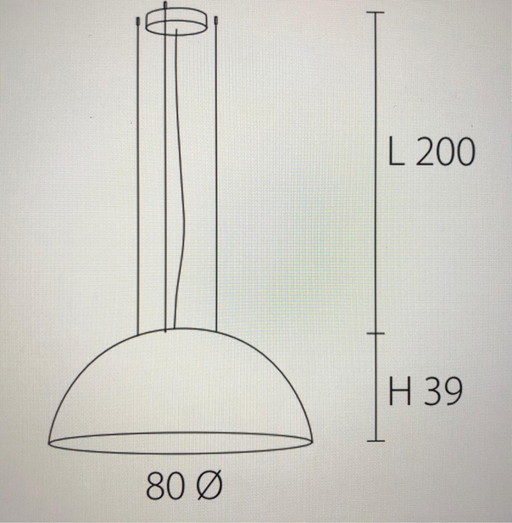 Hanglamp "kunstlicht 80 wit" – hanglampen, Design (photo 2 of 5)