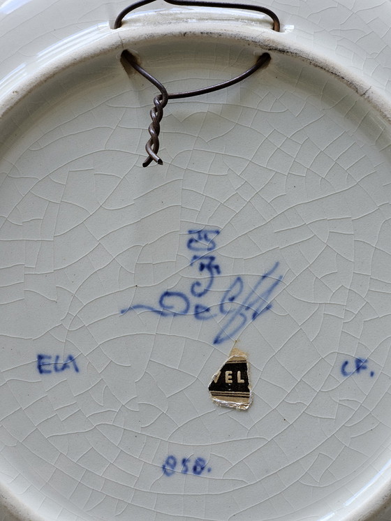 Image 1 of Delft plate - De Porceleyne Fles - CF (1961)