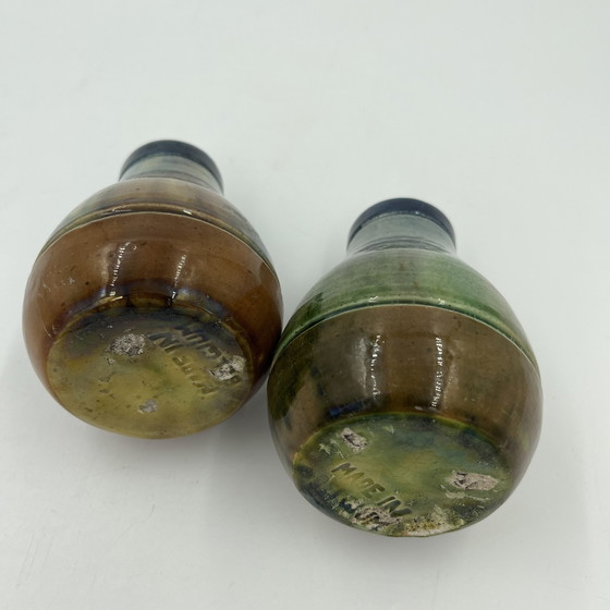 Image 1 of Duo Of Art Deco Ceramic Vases