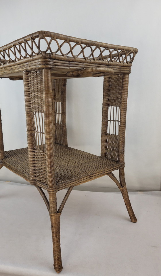 Image 1 of 1900 Wicker & Rattan Sideboard