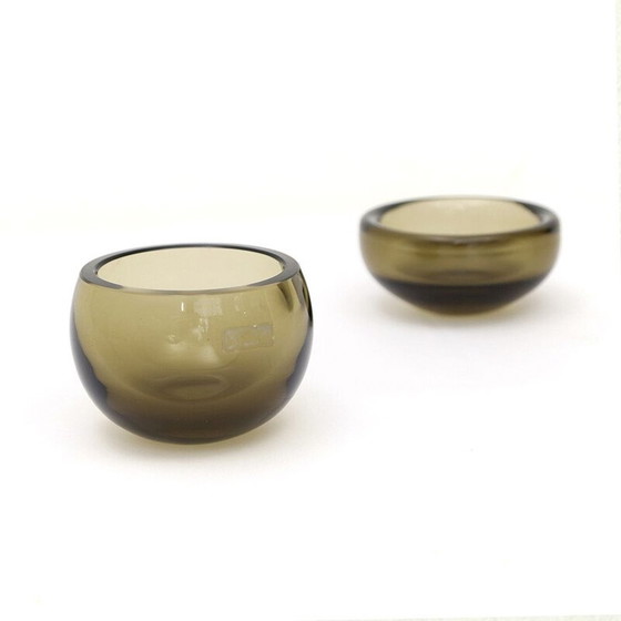Image 1 of Pair of vintage glass bowls by Arturo Pasquinucci, 1960