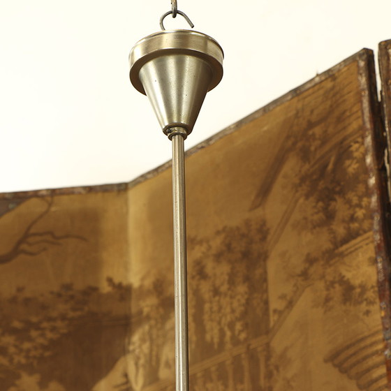 Image 1 of Art Deco Opaline Pendant Lamp