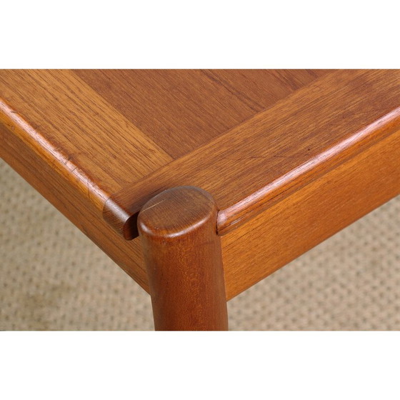 Image 1 of Vintage teak coffee table with reversible top, Denmark 1960