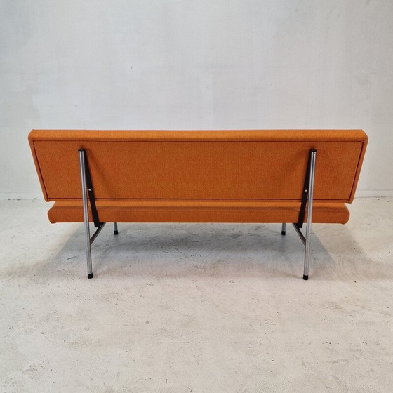 Image 1 of Vintage 2-seater metal sofa by André Robert Cordemeyer for Gispen, 1960