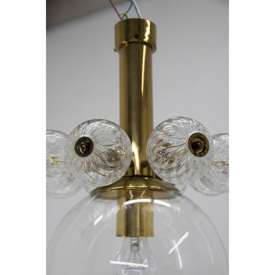 Image 1 of Vintage Art Glass pendant lamp by Kamenicky Senov, 1960s