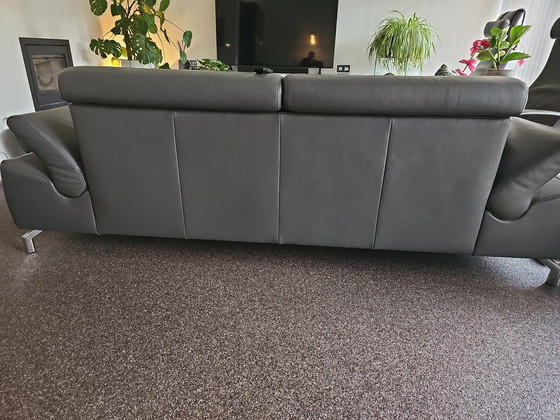 Image 1 of Montel Leather Sofa