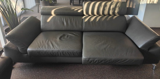 Image 1 of Montel Leather Sofa