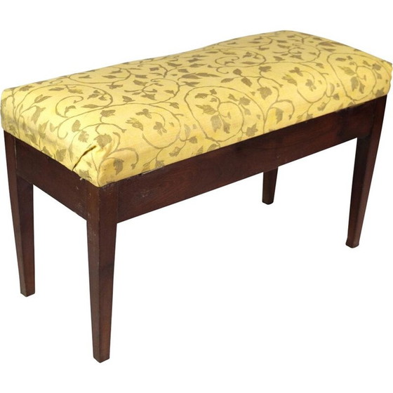 Vintage mahogany piano bench stool 1910s 344 Whoppah