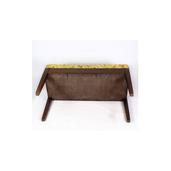 Image 1 of Vintage mahogany piano bench stool, 1910s