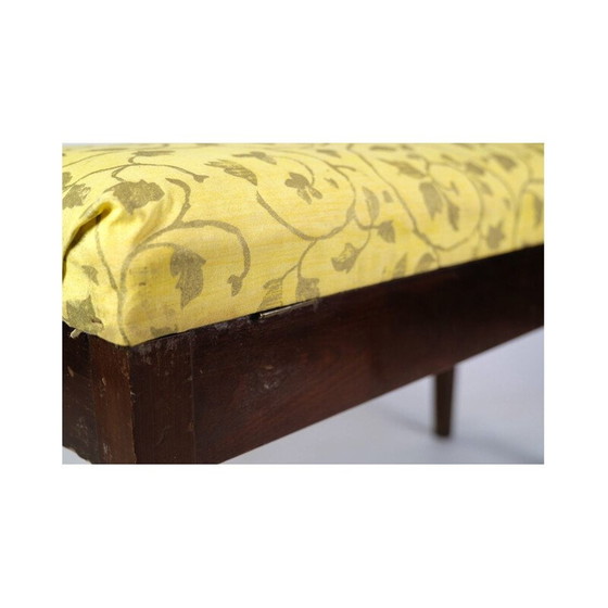 Image 1 of Vintage mahogany piano bench stool, 1910s