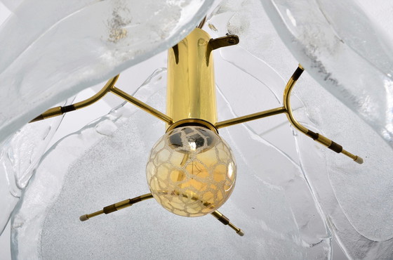 Image 1 of Lampe suspendue en laiton avec verre par Kaiser Leuchten