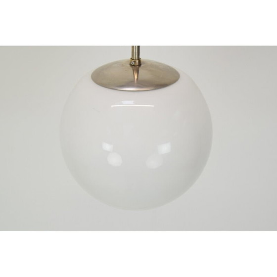 Image 1 of Lampada a sospensione in vetro vintage Art Déco, Cecoslovacchia, anni '30