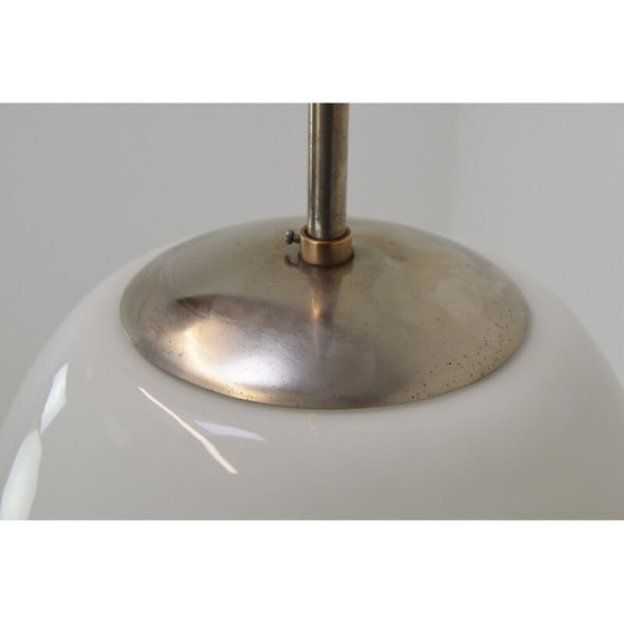 Image 1 of Lampada a sospensione in vetro vintage Art Déco, Cecoslovacchia, anni '30