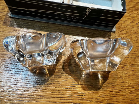 Image 1 of Daum crystal salt and pepper set