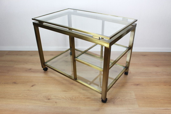 Image 1 of Hollywood Regency design bar trolley / serving trolley