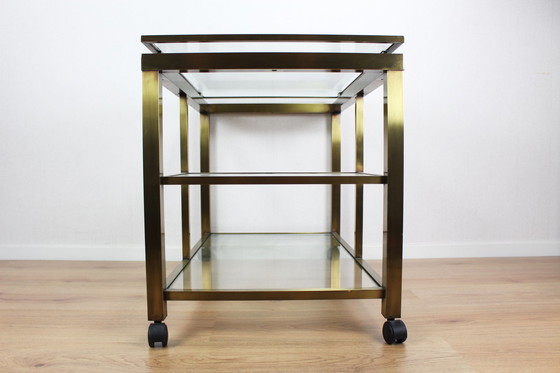 Image 1 of Hollywood Regency design bar trolley / serving trolley