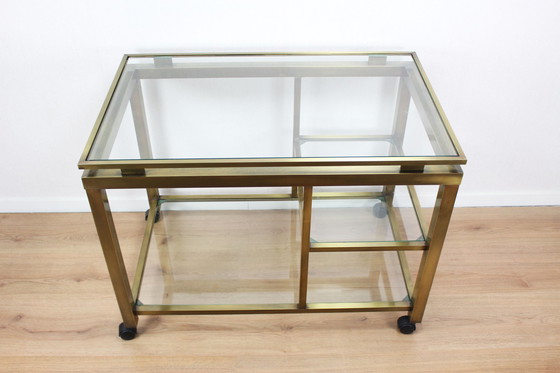 Image 1 of Hollywood Regency design bar trolley / serving trolley