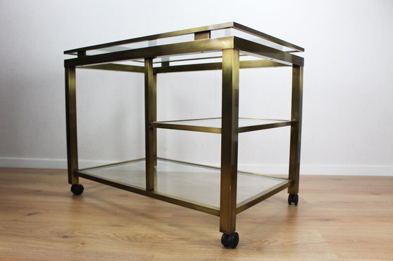 Image 1 of Hollywood Regency design bar trolley / serving trolley