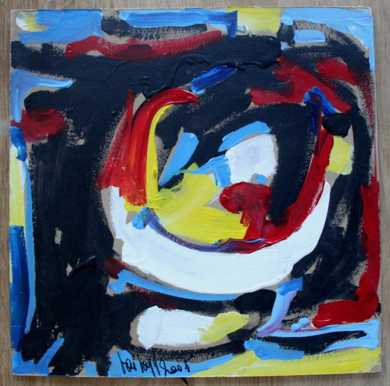 Image 1 of Gilbert Baibay - Peinture acrylique sur carton - 2005