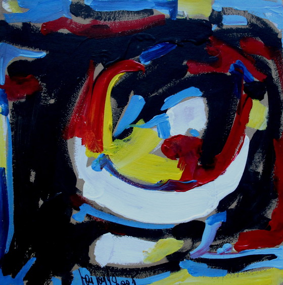 Image 1 of Gilbert Baibay - Peinture acrylique sur carton - 2005