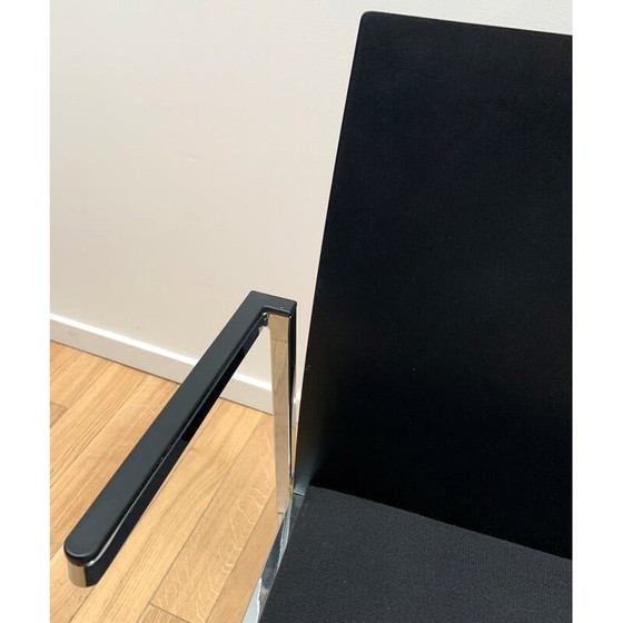 Image 1 of Sedia vintage in alluminio cromato e plastica di Arro