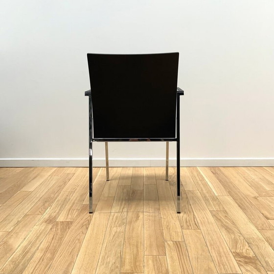 Image 1 of Sedia vintage in alluminio cromato e plastica di Arro