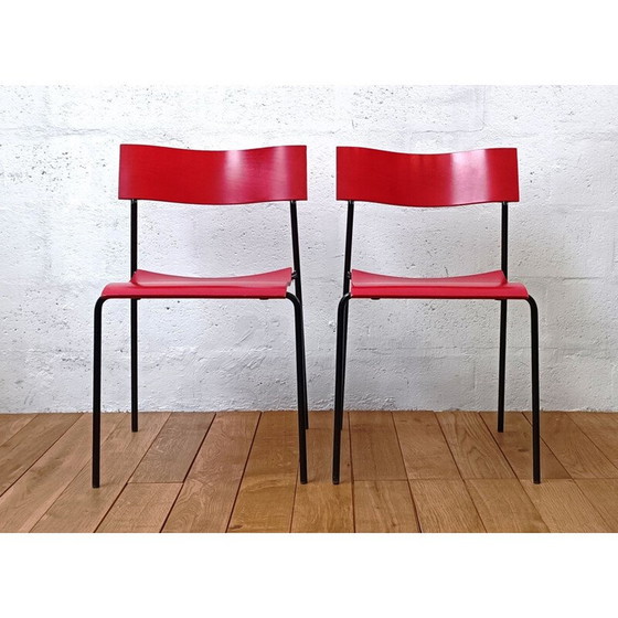 Image 1 of Vintage Campus by Lammhults school chair by Johannes Foerson and Peter Hiort-Lorenzen