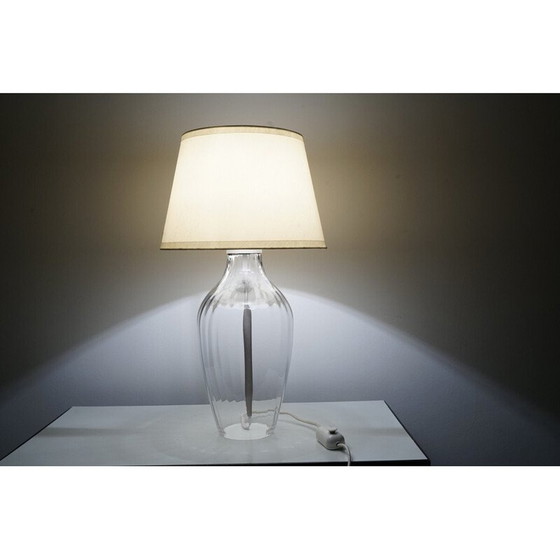 Image 1 of Vintage glass bedside lamp for Ikea, 1970