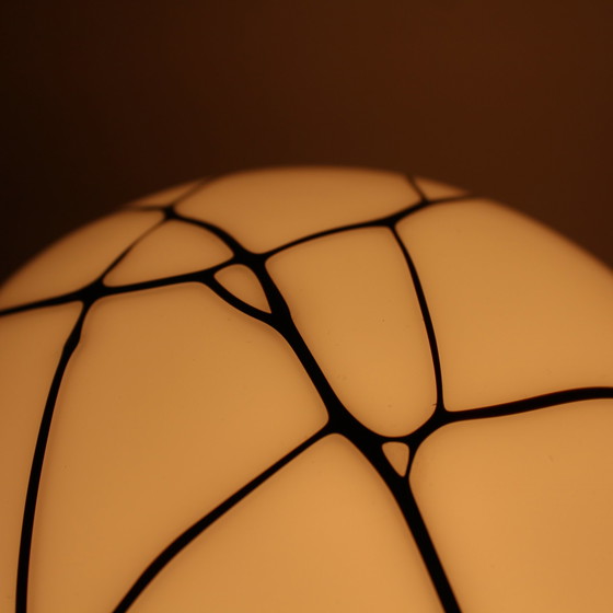 Image 1 of Round Glass Pattern Lamp