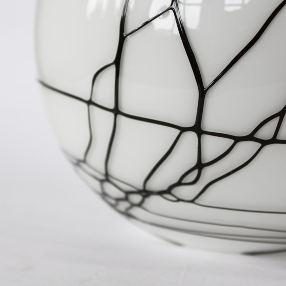 Image 1 of Round Glass Pattern Lamp